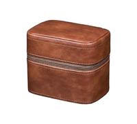 Vexandrie PU Travel Watch Holder Case Portable Watch Box, Brown | Elegant PU Watch Holder Organizer for Luggage Portable Watch Box Organizer Display Case Women Girl Teen Gift