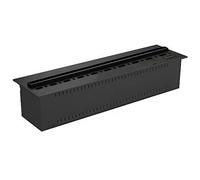 VEXDOSLE 3D Water Vapor Fireplace with Humidifier Flame Electric Fireplace, Built-in Home Decor, With LED Simulated Flame, Mute, Touch Button, Remote Control, Black(1200MM)
