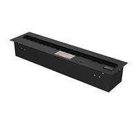 VEXDOSLE 3D Water Vapor Fireplace with Humidifier Flame Recessed Electric Fireplace With 3D Realistic Flame Effect, Ultra-thin Stainless Steel Steam Fireplace, Touch Control, Remote Control(1800mm)