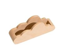 VEXDOSLE Business Card Holder Black Walnut Beech Wood Business Card Box Solid Wood Desktop Storage Box Front Desk Business Office Business Card Holder Business Card Holder Business Card Rack(B,M)