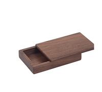 VEXDOSLE Business Card Holder Business Card Box Transparent Acrylic Card Box Wooden Desktop Office Multi-Layer Storage Postcard Business Card Rack