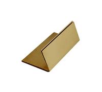 VEXDOSLE Business Card Holder Retro Brass Card Stand Tag Holder Price Tag Price Tag Card Base Photo Display Stand Business Card Rack(L)