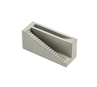 VEXDOSLE Business Card Holder Retro Micro-Architectural Front Desk Business Card Seat Table is Suitable for Office, Home, Daily Use Business Card Seat Business Card Rack(A)