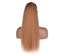 VEXDOSLE Hair Bun Ponytail Synthetic Curl Hair Pieces African Hair Ponytail Fluffy Ponytail Extension Cord For Black Women Hair Bun Wig Hair Bun Piece(D,18inches)