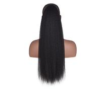 VEXDOSLE Hair Bun Ponytail Synthetic Curl Hair Pieces African Hair Ponytail Fluffy Ponytail Extension Cord For Black Women Hair Bun Wig Hair Bun Piece(A,26inches)