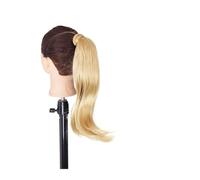 VEXDOSLE Hair Bun Synthetic Long Straight Ponytail Wrap Around Wig Extension Bun 18 Inch Ponytail Hair Clip for Women Everyday Use Hair Bun Piece(06)