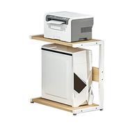 VEXDOSLE Printer Holder Copier Organizer Shelf Simple Printer Shelf Multi-layer Computer Host CPU Bracket Table Under The Shelf Home Storage Rack Printer Shelf(A,H65cm)