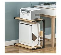 VEXDOSLE Printer Holder Copier Organizer Shelf Simple Printer Shelf Multi-layer Computer Host CPU Bracket Table Under The Shelf Home Storage Rack Printer Shelf(B,H65cm)