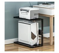 VEXDOSLE Printer Holder Copier Organizer Shelf Simple Printer Shelf Multi-layer Computer Host CPU Bracket Table Under The Shelf Home Storage Rack Printer Shelf(E,H 55cm)
