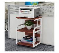 VEXDOSLE Printer Holder Printer Shelf Multi-layer Storage Rack Simple Modern Mobile Floor Desk Side Home Host Box Storage Rack Printer Shelf(A)