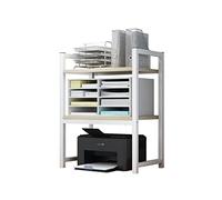 VEXDOSLE Printer Holder Printer Stand Desktop Printer Shelf Office Desktop Home Telescopic Microwave Oven Rack Kitchen Table Double-layer Rice Cooker Storage Rack Printer Shelf(C)