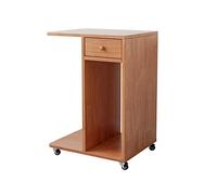 VEXDOSLE Printer Holder Solid Wood Computer Host Bracket Multi-layer Floor-to-ceiling Base Mobile Tray Shelf Printer Desktop Chassis Rack Printer Shelf(B style-1)