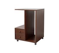 VEXDOSLE Printer Holder Solid Wood Computer Host Bracket Multi-layer Floor-to-ceiling Base Mobile Tray Shelf Printer Desktop Chassis Rack Printer Shelf(F style-2)