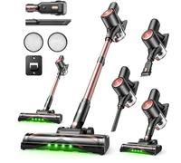 Vexilar Cordless Vacuum Cleaner V10Pro,45Kpa/550W/45Min,Detachable Battery