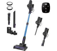 Vexilar V8Pro Cordless Vacuum Cleaner with Upgraded Floor Brush, Up to 40Mins Runtime, 30Kpa Stick Vacuum with Touch Screen, Self-Standing Lightweight Handheld Vacuum for Hard Floor Carpet Pet hair