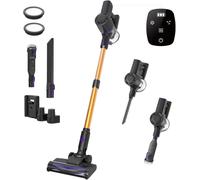 Vexilar V8Pro Cordless Vacuum Cleaner with Upgraded Floor Brush, Up to 40Mins Runtime, 30Kpa Stick Vacuum with Touch Screen, Self-Standing Lightweight Handheld Vacuum for Hard Floor Carpet Pet hair