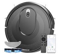 Vexilar W7 Robot Vacuum Cleaner with Mop, 2 in 1 4500Pa Strong Suction Robot Vacuum, Remote/Alexa/App/Voice Control, Automatic Self-Charging, Robotic Vacuum for Pet Hair, Hard Floors, Carpet