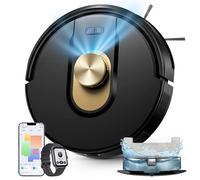 Vexilar W9 Robot Vacuum Cleaner with Mop,6000Pa Robotic Vacuum with LiDAR Navigation,15 No-go Zones, 150 Min Max Runtime, App Control, 3-in-1 Sweep and Mop Robot for Pet Hair, Carpet and Hard Floors