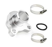 Vexillaris 11537541992 11537544638 Aluminum Water Fitting with Clamp, Engine Coolant Outlet Water Fitting for BMW N54 N53 N52 N51 Engines