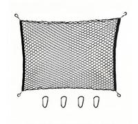 Vexillora Adjustable Car Barrier - Dual-Layer Mesh Boot Divider with Reinforced Hooks, Universal Pet Guard for Small to Medium Dogs & Cats