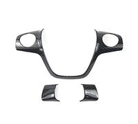 Vexilon 1pcs Accessories Car Styling Steering Wheel Trim Cover Sticker Decoration, for Ford, for Focus 3 MK3 2012-2014, for KUGA 2013-2015 Car Sticker(Carbon 3pcs)
