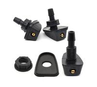 Vexilon 2Pcs Universal Car Front Windshield Washer Sprayer Jet Nozzles Water Fan Spout Cover Outlet Wiper Nozzle Spray Adjustment Windshield Washer Nozzle