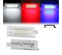 Vexilon 2x LED Door Courtesy Interior Footwell Light Luggage Trunk Glove Box Lamp, for BMW, 1-series F20 F21 E81 E82 E87 E88 114 116 118 Car Footwell Light(2 Pin Socket)