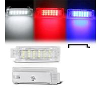 Vexilon 2x LED Door Courtesy Interior Footwell Light Luggage Trunk Glove Box Lamp, for BMW, 1-series F20 F21 E81 E82 E87 E88 114 116 118 Car Footwell Light(4 Pin Socket)