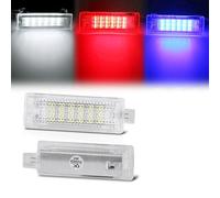 Vexilon 2x LED Door Courtesy Interior Footwell Light Luggage Trunk Glove Box Lamp, for BMW, X5 E70 F15 X3 E83 F25 X1 E84 X6 E71 F16 X4 F26 Car Footwell Light(Passion Red,2 Pin Socket)