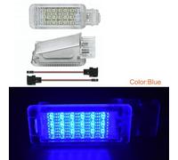 Vexilon 2x RGB LED Footwell Under Door Courtesy Luggage Trunk Lights Glove Box Lamps, for, A1 A2 A3 A4 A5 A6 A8 Q5 Q7 Car Accessories Car Footwell Light(Only Blue)