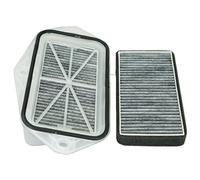 Vexilon 3 Holes Cabin Filter, for VW, Sagitar CC, for Passat Magotan, for Golf, for Touran, for, for Skoda, for Octavia, External Air FT100 Cabin Air Filter(1 Case 2 Filters)