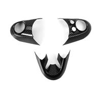 Vexilon 3Pcs Carbon Fiber Car Steering Wheel Decoration Frame Cover Sticker Trim, for, for MINI, For Cooper F55 F56 2016 2017 2018 2019 2020 Car Sticker