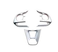 Vexilon 3pcs For 2020, for Toyota, for Corolla, Steering Wheel Frame Cover Trim Decoration Car Styling Accessories Sticker Car Sticker(Matte Silver)