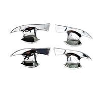 Vexilon 4 Pc Abs ABS Chrome Door Handle Bowl Trim Cover, for Toyota, for RAV4, Rav Xa40 2013-2018 Car Door Trim Sticker
