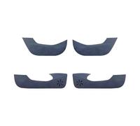 Vexilon 4Pcs Car Door Anti Kick Protection Pad Panel, for Tesla, Model 3, Model Y 2017-2023 Suede Auto Doors Anti-Dirty Trim Car Door Kick Pad(Blue For Model 3 And Logo)