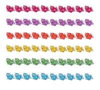 Vexilon 60PCS Resin Animals Axolotls, 6 Colors Mini Axolotl Figures, Cute Small Resins Animal Axolotl, Resin Animals Axolotls for DIY Craft Micro Landscape Dollhouse Aquarium Decorations