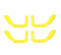 Vexilon ABS 2/4 Door Car Interior Storage Net String Bag Decoration Cover, for Jeep, Wrangler JK 2011+ Accessories Styling Car Door Trim Sticker(Yellow 4 door)