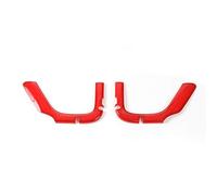 Vexilon ABS 2/4 Door Car Interior Storage Net String Bag Decoration Cover, for Jeep, Wrangler JK 2011+ Accessories Styling Car Door Trim Sticker(Red 2 door)