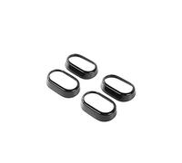 Vexilon ABS Car Door Handle Bowl Doorknob Decoration Cover Sticker, for Jeep, Wrangler JK 2007-2010 Interior Accessories Styling Car Door Trim Sticker(4 DOOR CARBON FIBER)