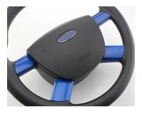 Vexilon ABS Car Steering Wheel Panel Decoration Cover Sequins Trim Sticker, for Ford, For Focus MK2 2 2005-2012, Stickers Accessories Car Sticker(Blue 4pc)