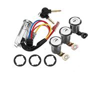 Vexilon Auto 3 Door Lock Set with Ignition Barrel, for Citroen, Berlingo, for Peugeot,for Partner, 1996-2008 96244156 9170.G3 9170.CW 252522 Car Door Lock