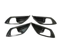 Vexilon Auto Inner Door Handle Wrist Bowl Covers Trim Car Interior Sticker, for Mazda, CX-5 CX5 2017 2018 2019 Car Door Trim Sticker(4pcs Carbon Fiber)