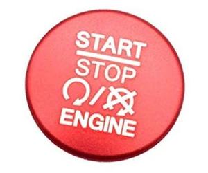 Vexilon Auto Interior Car Styling Button Start Stop Engine Ring Covers Case, for Jeep, Commander Wrangler Grand Cherokee Engine Start Stop Button Ring