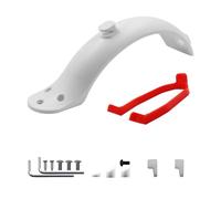 Vexilon Black Fenders Scooter Wings Rear Mud Guard Support Protection Plastic Parts Screws Rubber Stopper, for Xiaomi, Mijia M365 Pro Electric Scooter Mudguard(WHITE)