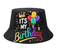 Vexilon Bucket Hat, Reversible Mens Bucket Hat with Its My birthday, Polyester Bucket Hats Men for Father, Son, Elder Brother, Classmate, Friend