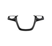 Vexilon Car ABS Chrome Steering Wheel Cover Sequin Trim Sticker, for Ford, for Focus 3 Mk3, for Kuga Escape 2012 2013 2014 2015 Car Sticker(Carbon fiber 1pc)