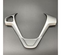 Vexilon Car Accessories Steering Wheel Protective Sequin Cover Trim Sticker, For Ford, For Fiesta, For Ecosport 2012 2013 2014 2015 2016 2017 Car Sticker(B Type Silver matte)