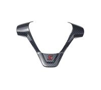 Vexilon Car Accessories Steering Wheel Protective Sequin Cover Trim Sticker, For Ford, for New Fiesta MK7, for Ecosport, for Figo, for B-MAX, for KA Car Sticker(A Carbon fiber)