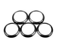 Vexilon Car Air Condition Air Vent Outlet Ring Cover Trim Decoration For GLA X156 CLA C117 Class Air Vent Trim(Carbon Fiber Style,GLA 2015 To 2018)