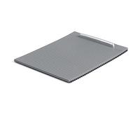 Vexilon Car Chrome Drink Armrest Center Console Cup Holder Roller Cover Water Panel Cap Replacement, for, for Passat B6 B7 CC Car Armrest Cup Holder Cover(Grey)